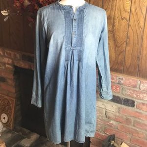 Current Elliot Pintuck Shirtdress